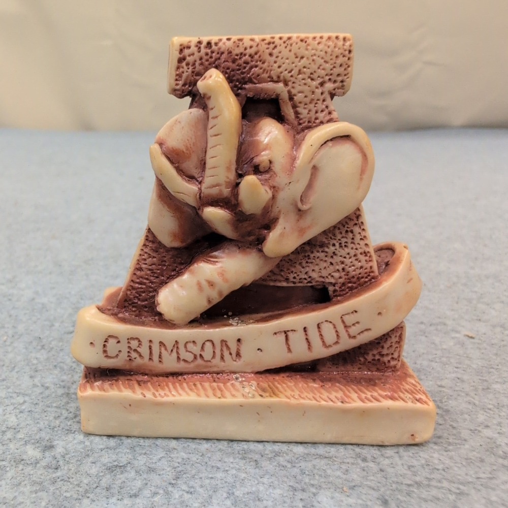 Alabama Crimson Tide Big Al Elephant Georgia Marble Figurine Limited Edition 90 - Picture 1 of 5